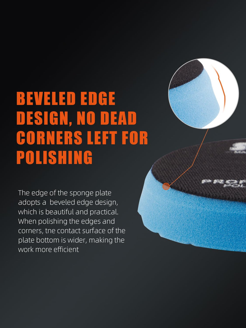 SPTA pad mounted on 5in backing plate showing correct fit and balance