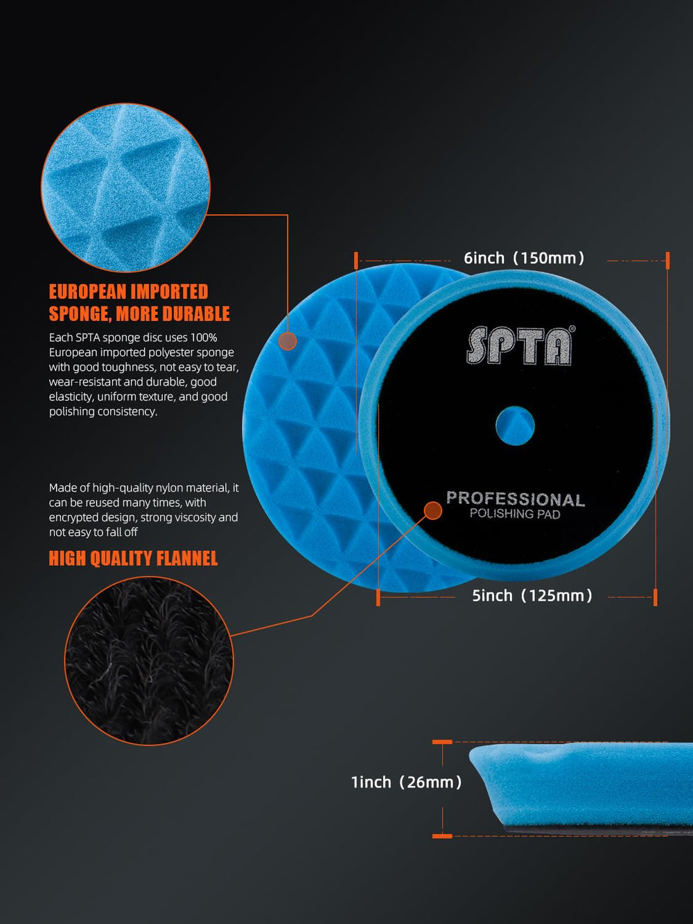 SPTA pad polishing a car door demonstrating defect removal benefit