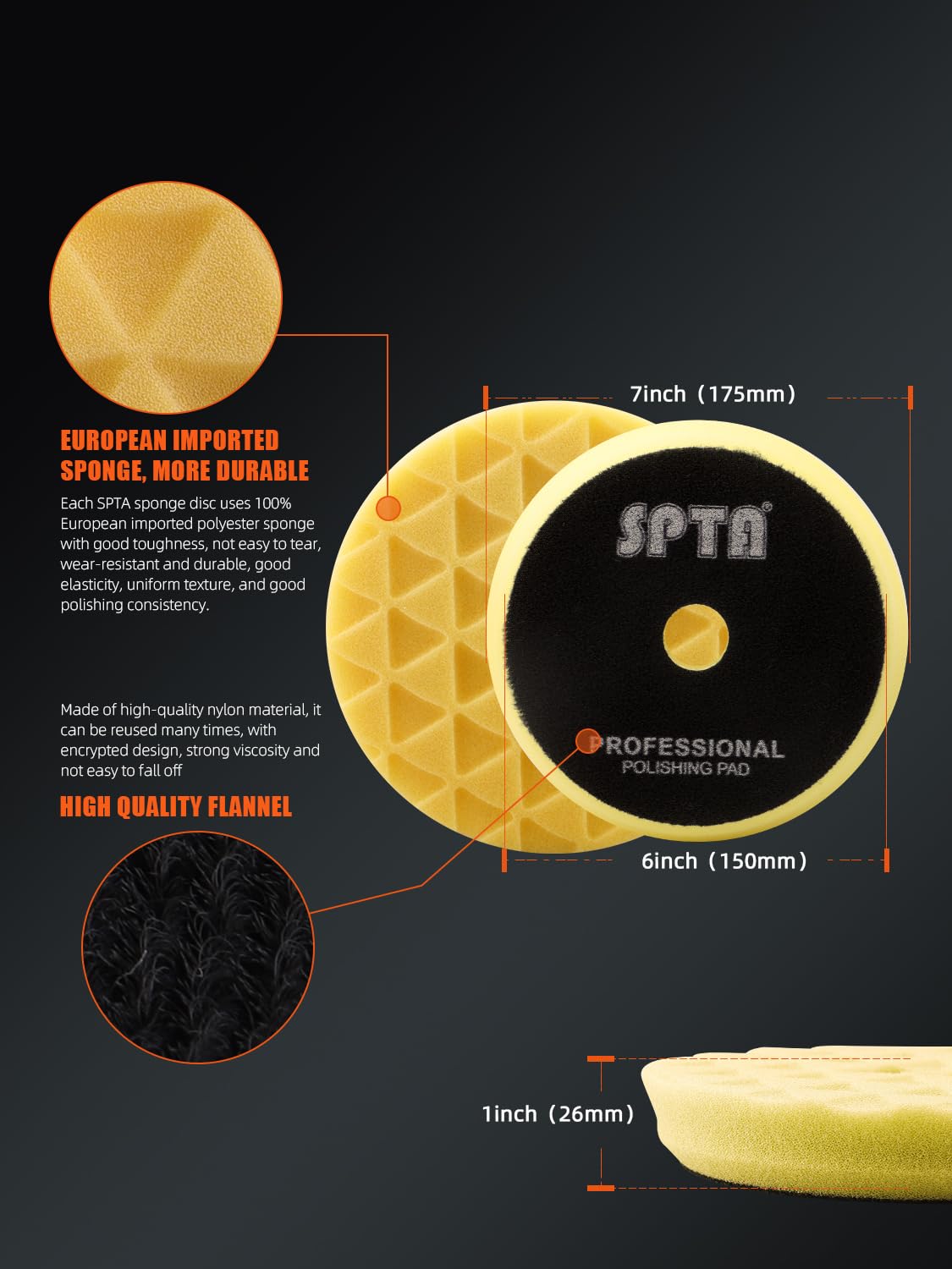 SPTA red foam close-up showing waffle texture that reduces heat
