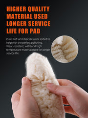 SPTA close-up of 5/8-11 threaded backing for secure polisher attachment and worry-free use