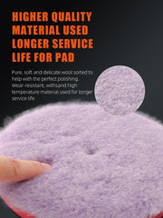 SPTA beige medium-cut pad side view for balanced cutting and control