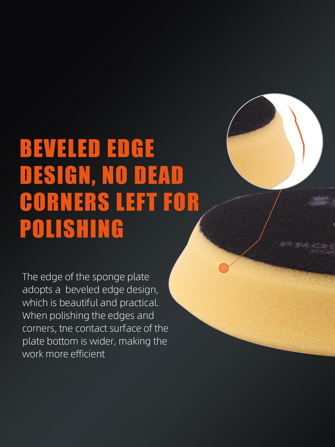 SPTA wool pad fiber detail demonstrating aggressive cutting power