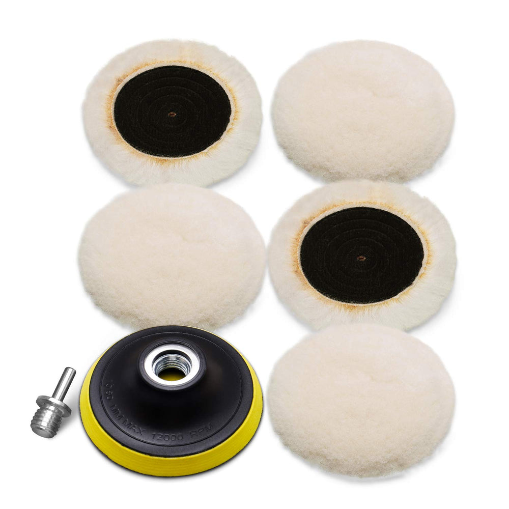 SPTA wool pad front packaging showing complete 7-piece kit and benefits