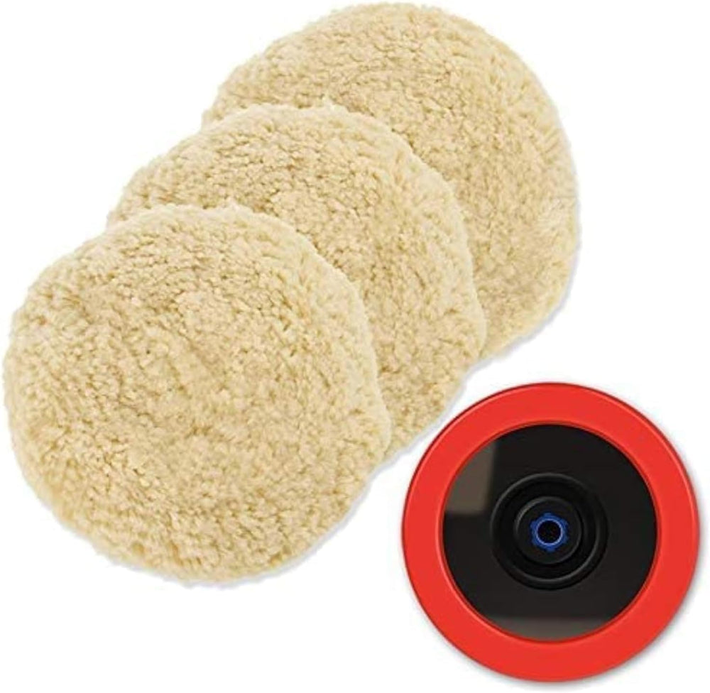 SPTA wool pad front view shows dense fibers for faster cutting