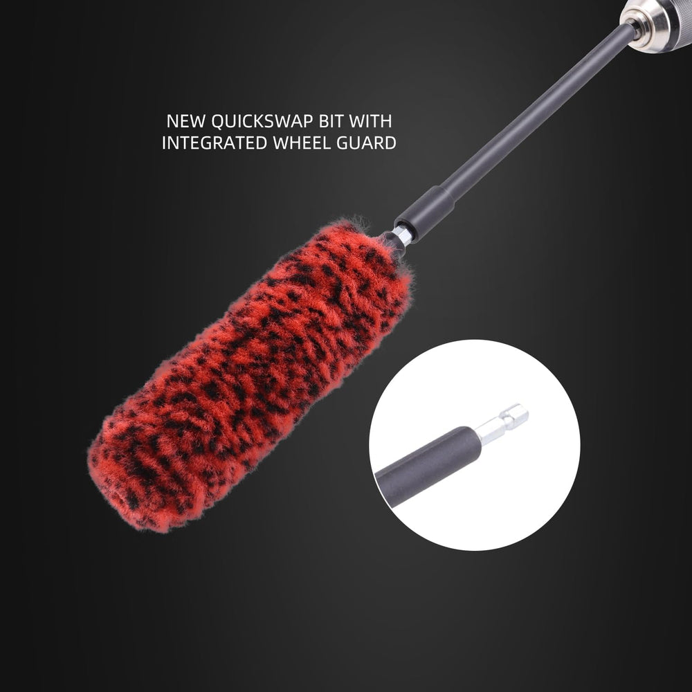SPTA brush next to ruler showing compact size for easy storage