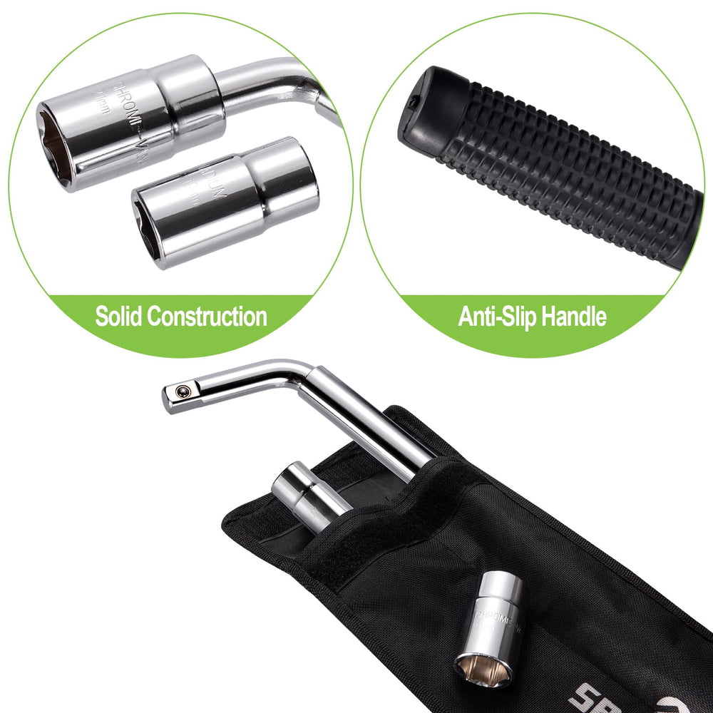 Spurtar non‑slip rubber handle closeup for comfortable grip and safer turning