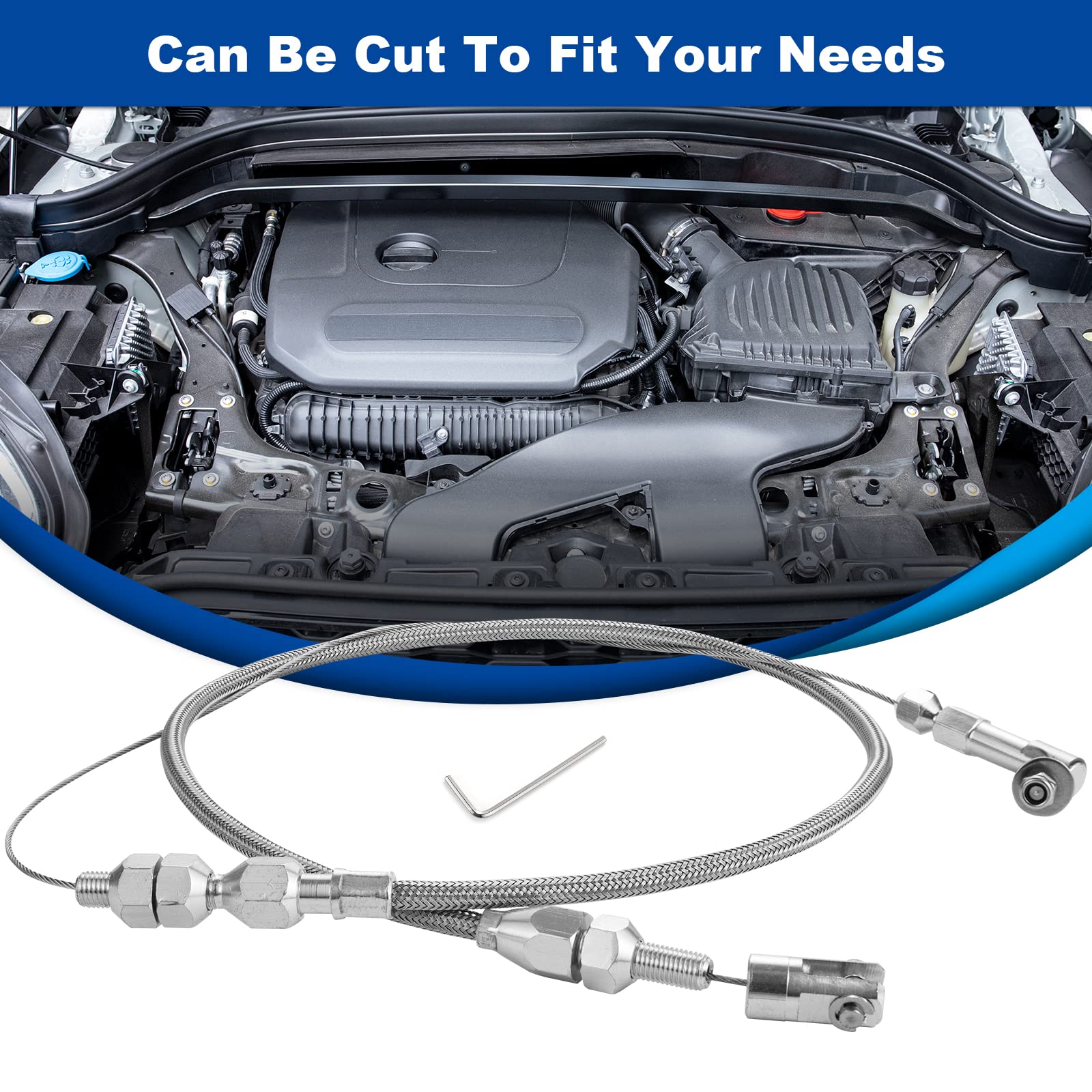 Spurtar stainless braided cable close-up highlighting corrosion resistance and strength