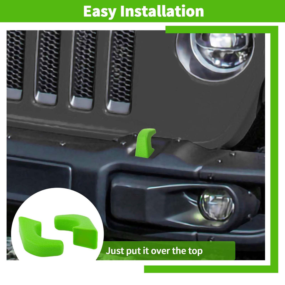 SQQP green cover shown on Jeep rear bumper for protection benefit