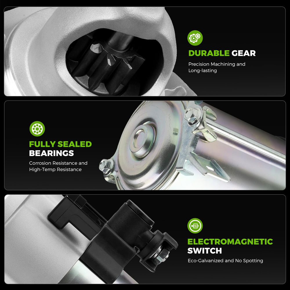 srosant starter installed in engine bay demonstrating proper fit and restored starting