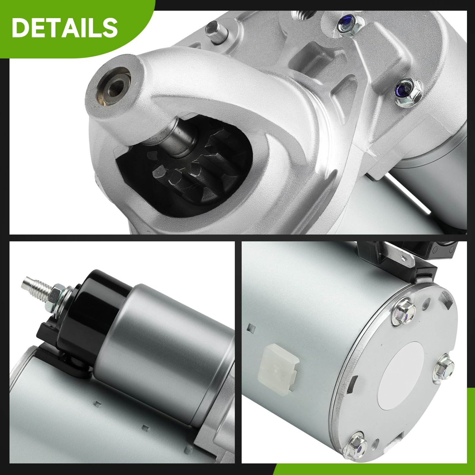 srosant starter size comparison in hand showing compact, serviceable design