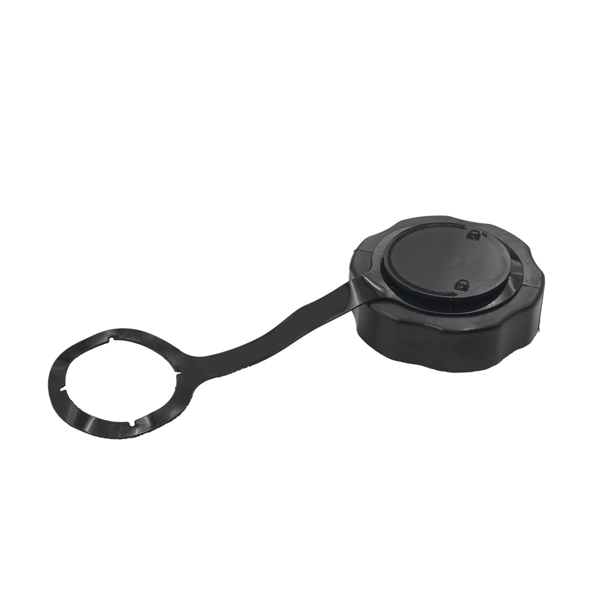 SsllZdq fuel tank cap front view showing shape and fit for quick identification