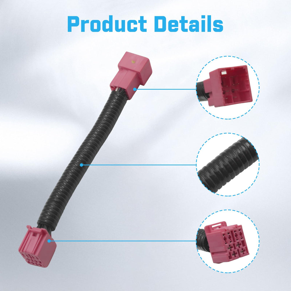 SsllZdq labeled kit contents showing single full-light conversion harness included