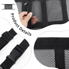SSNNUU installed in SUV holding quilts and toys for easy-reach benefit