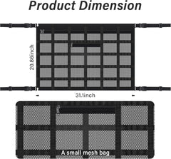 SSNNUU close-up of thickened polyester mesh highlighting durability benefit