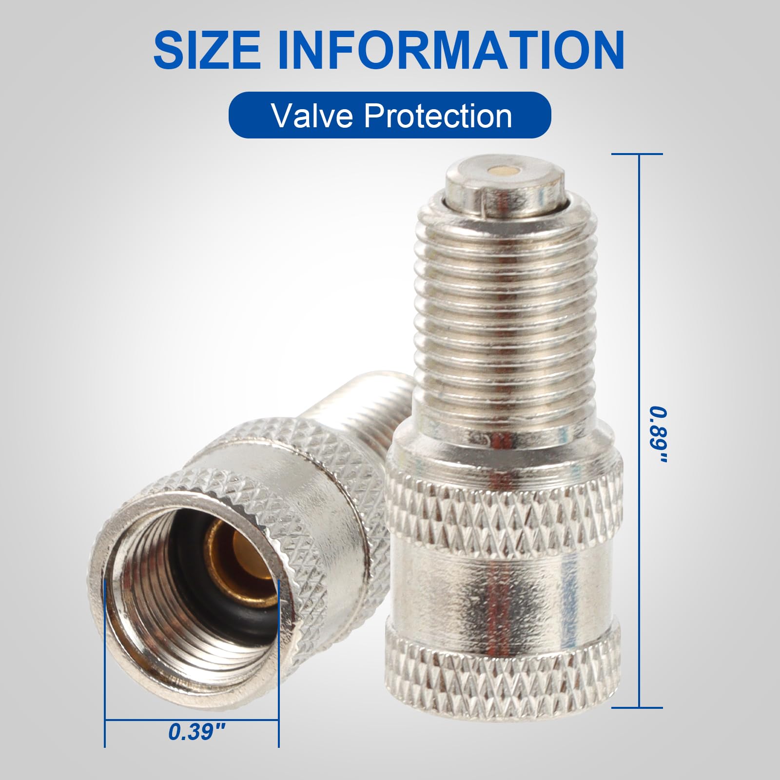 ST shengtuo inflation through cap demonstrating easy tire inflation without removal