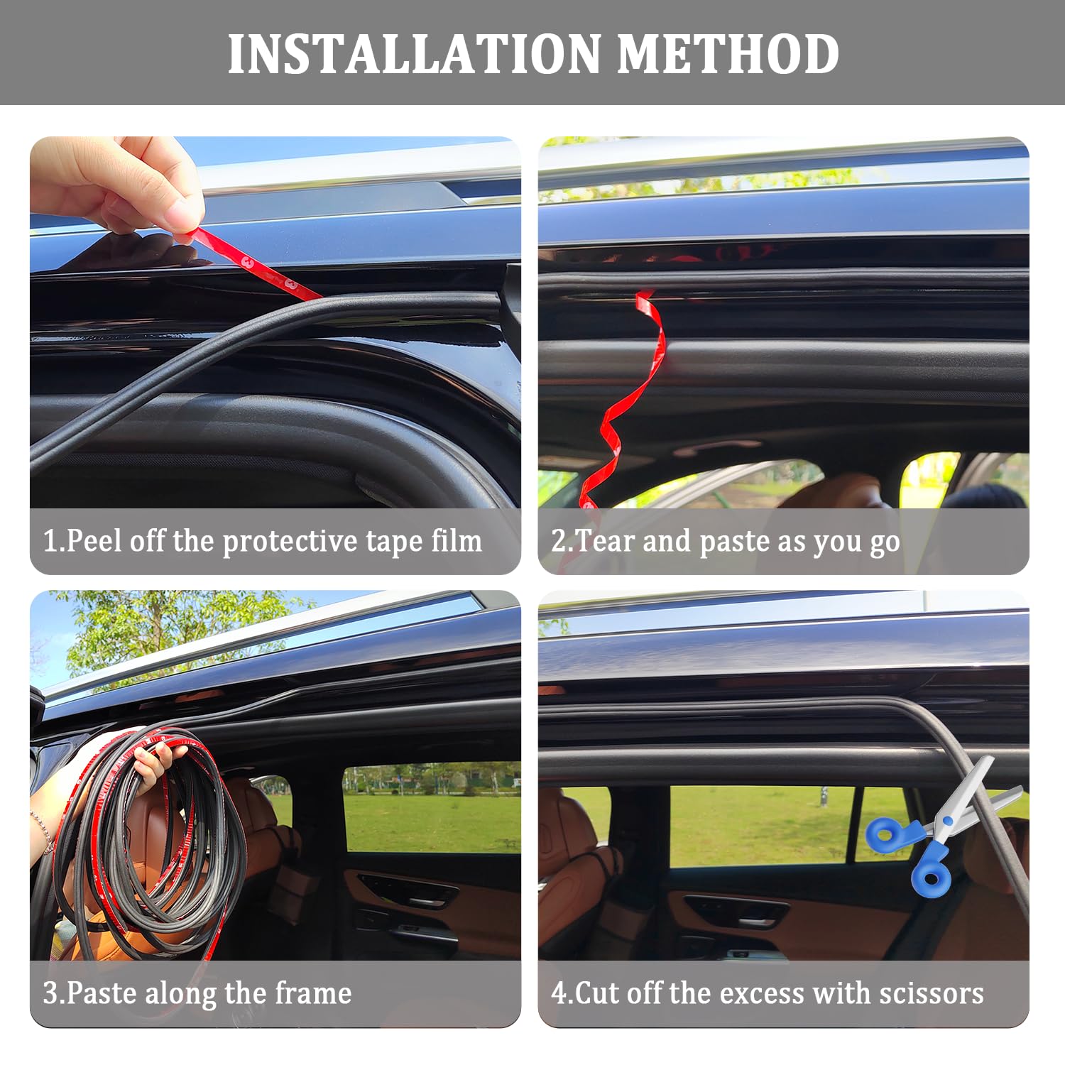 Stacool applied to trunk and hood sealing against water and dust benefit