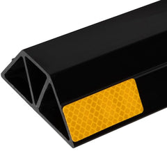 Stalwart parking stop beside ruler showing 17.5-inch length for scale