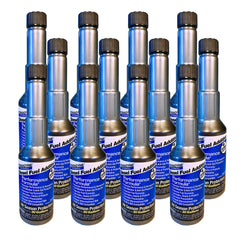 stanadyne 12-pack front view showing bottles and label, highlights convenient multi-use supply