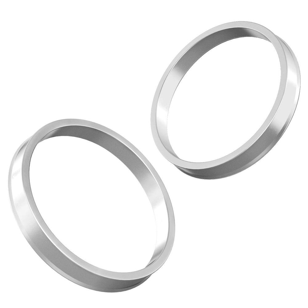 StanceMagic ring alongside vehicle hub showing fit comparison for reduced vibration
