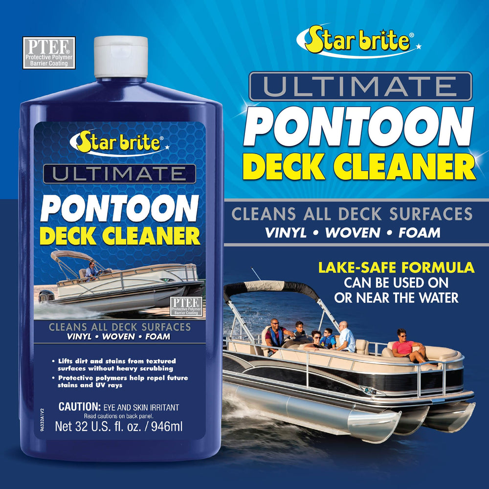 STAR BRITE before and after stain removal illustrating effective cleaning benefit
