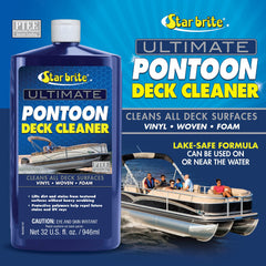 STAR BRITE before and after stain removal illustrating effective cleaning benefit