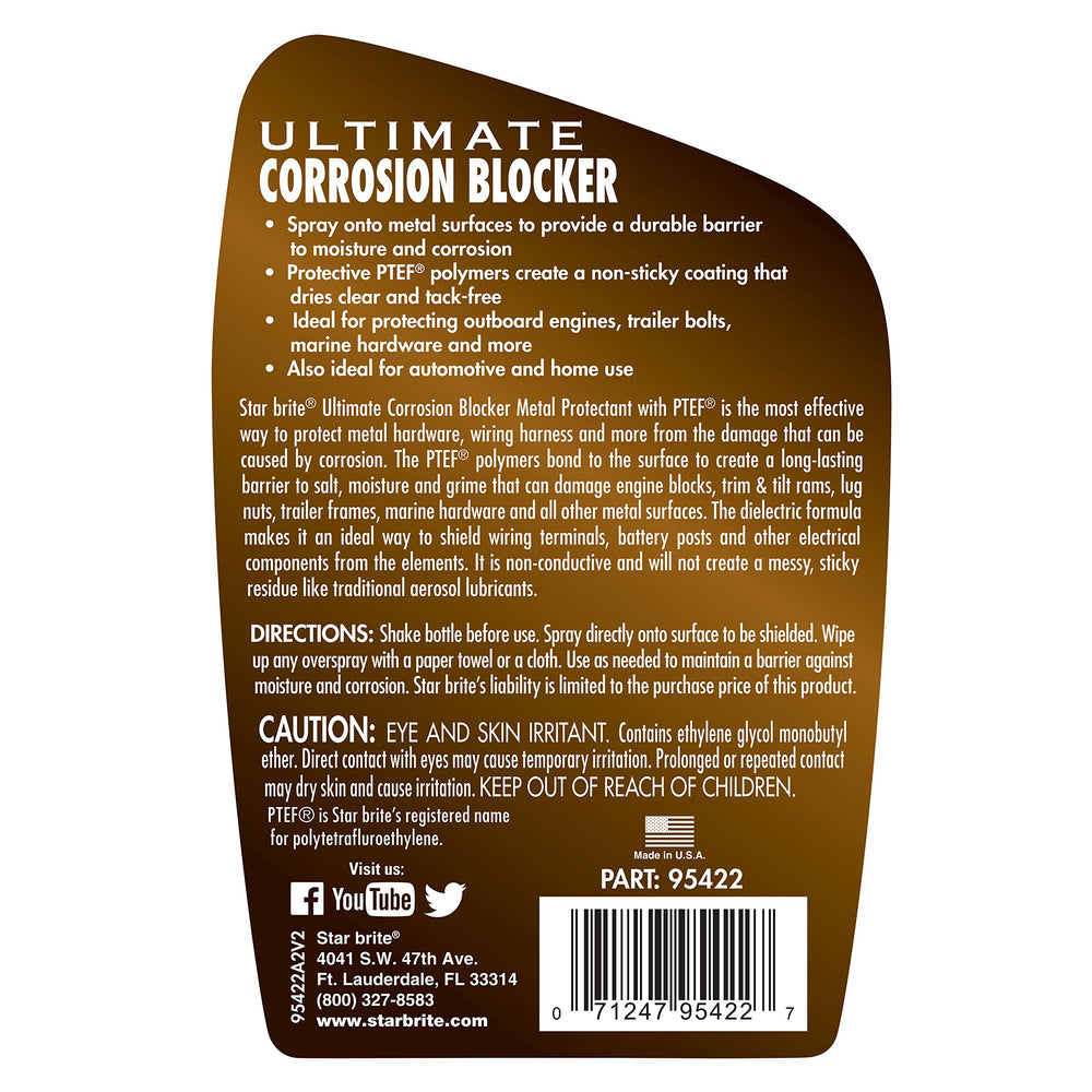 STAR BRITE close-up nozzle and bottle texture illustrating easy application