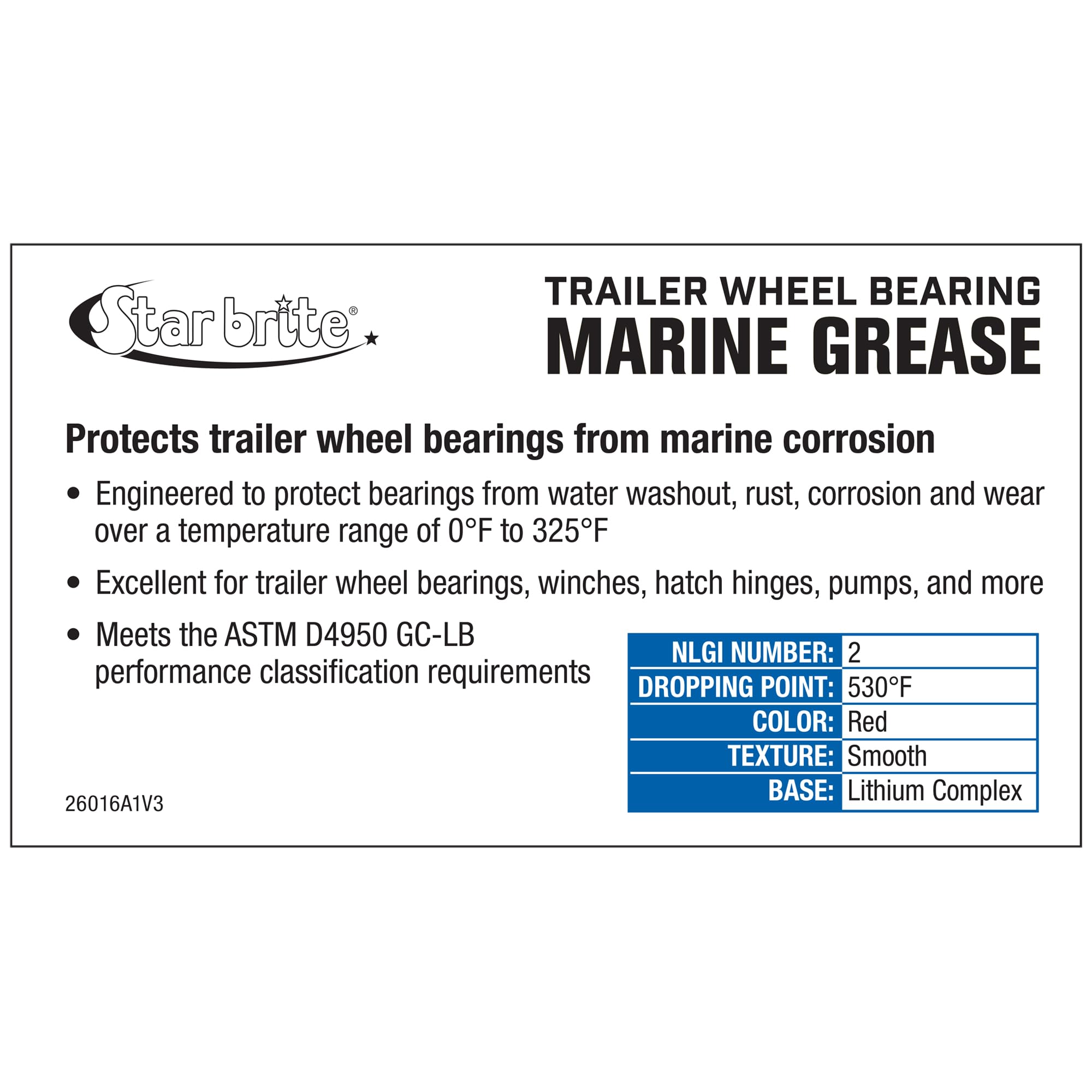 STAR BRITE applied on trailer wheel bearing preventing corrosion