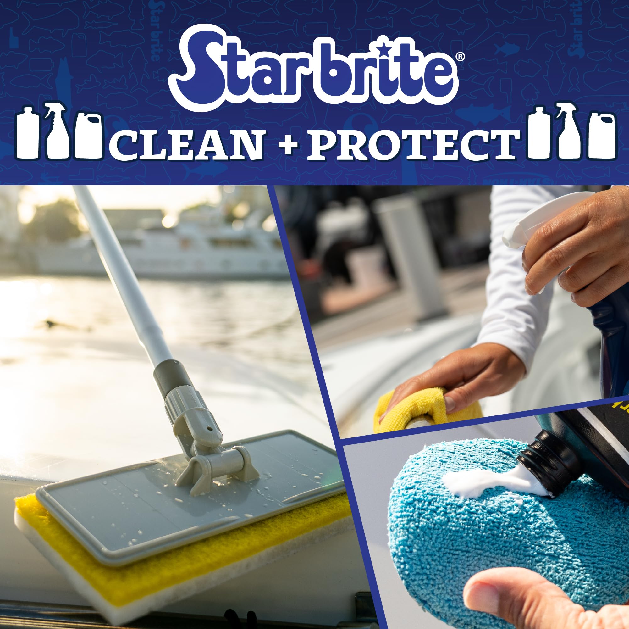 STAR BRITE protecting a boat hinge to resist rust and water