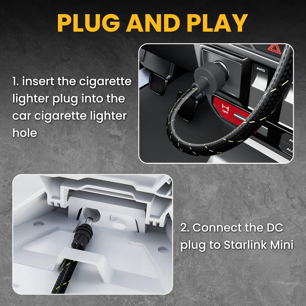 STARGEAR cable neatly coiled for storage and easy transport between vehicles