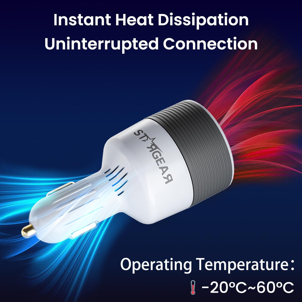 STARGEAR ribbed locking design preventing disconnection on rough roads