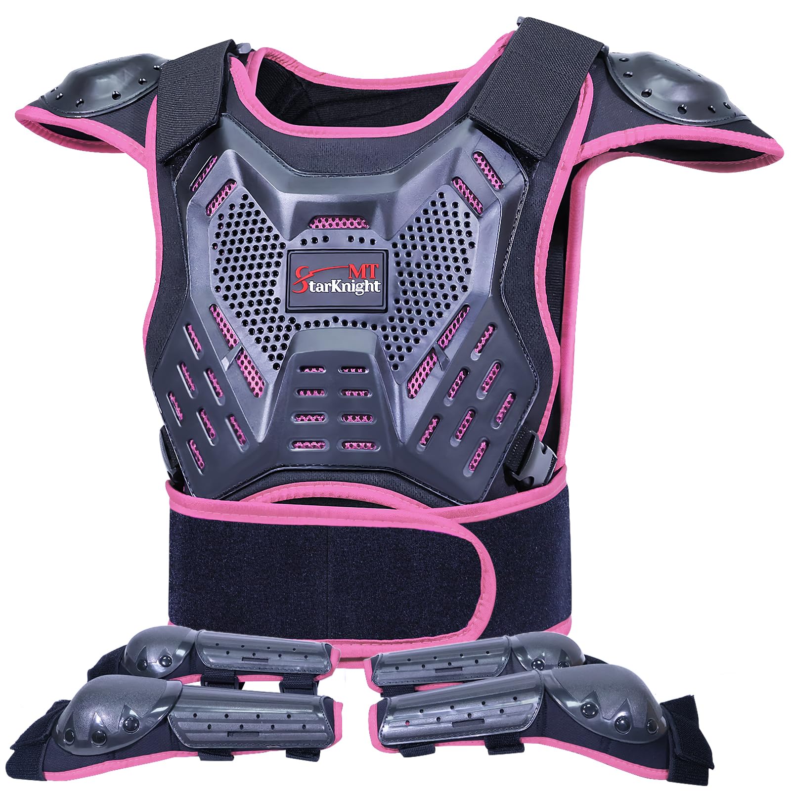StarknightMT front view showing chest protector for confident coverage
