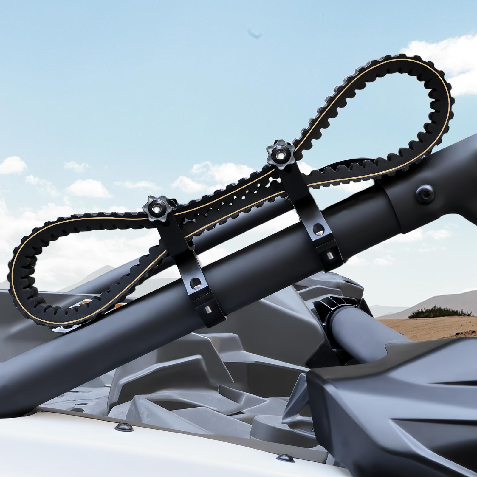 StarknightMT front view mounted on roll bar showing compact secure storage