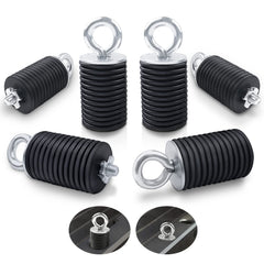 StarknightMT front view of six-pack anchors showing hardware and compact design benefit