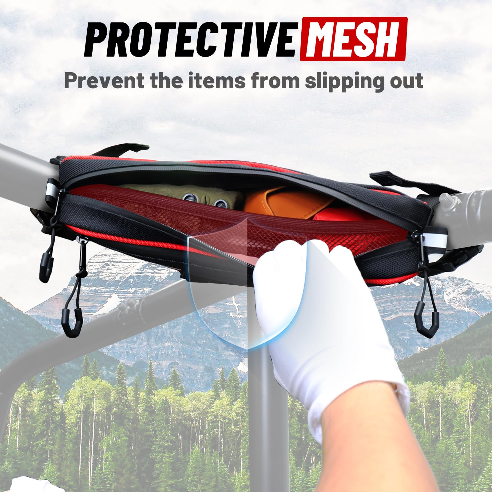 StarknightMT inner mesh pocket visible keeping small items organized and secure