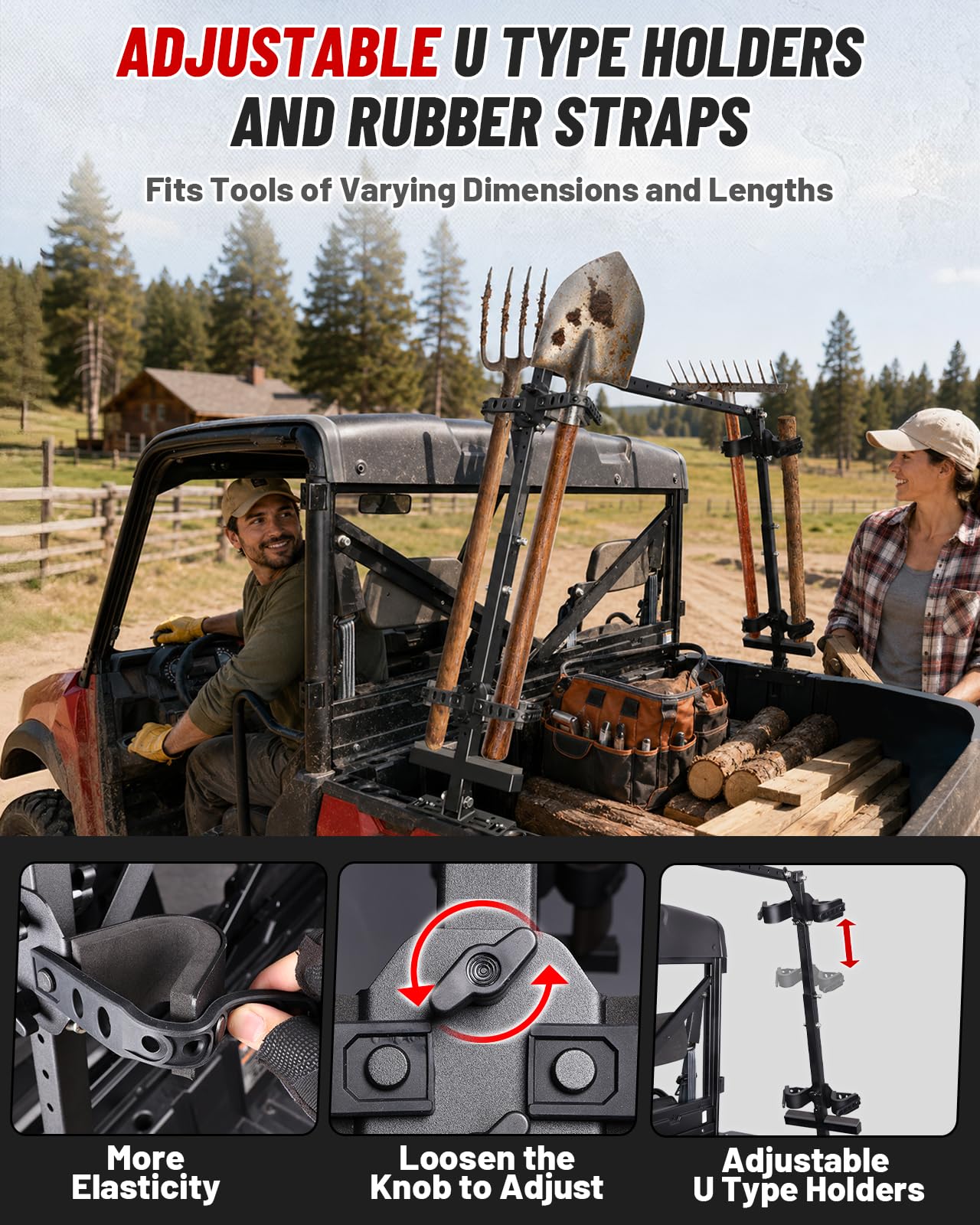 StarknightMT rack mounted with rifles secured offering stable transport