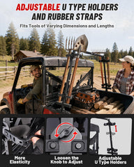StarknightMT rack mounted with rifles secured offering stable transport