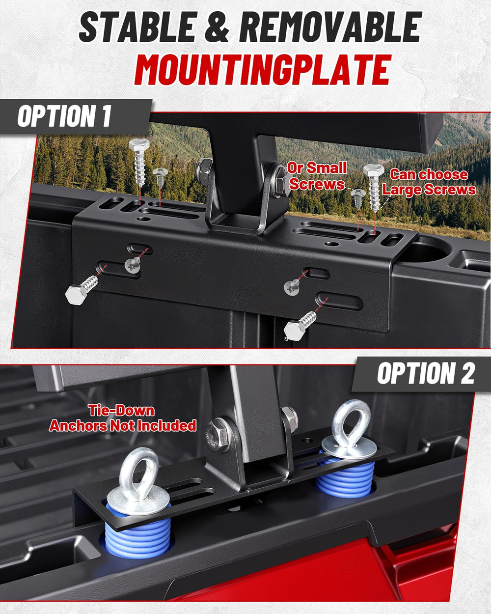 StarknightMT scale comparison in UTV bed demonstrating compact space-saving fit