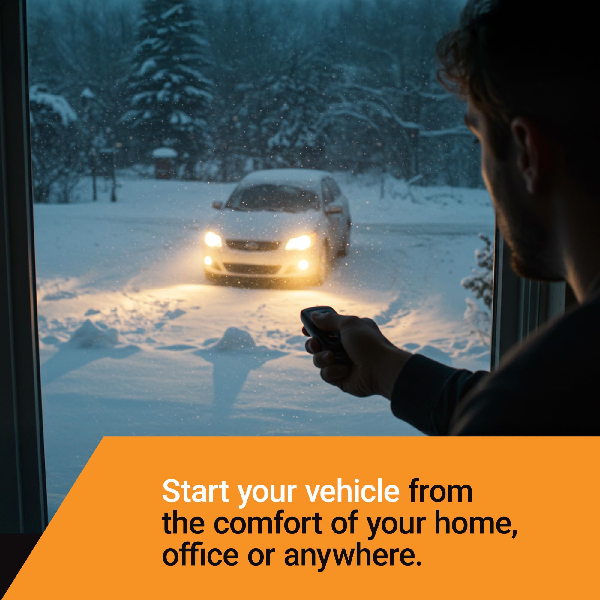 Start-X use with OEM remote pressing lock button for convenient remote start