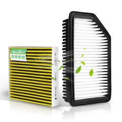 StaunchAuto front packaging showing both engine and cabin filters and fitment benefits