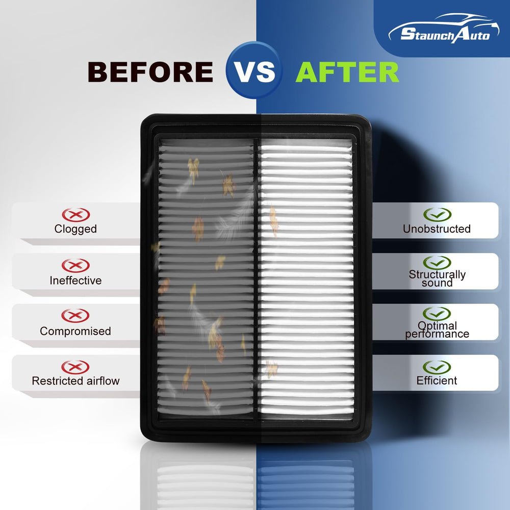 StaunchAuto filters in a Rogue driving city streets for cleaner engine and cabin air