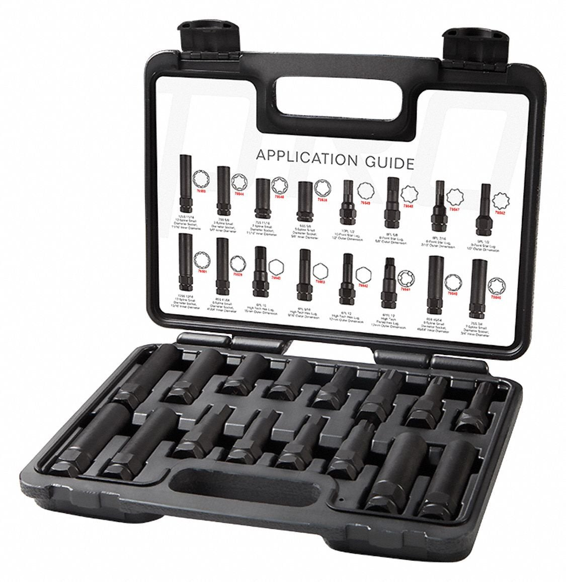Steelman Pro front case showing organized 16-piece key set and quick access, long-lasting