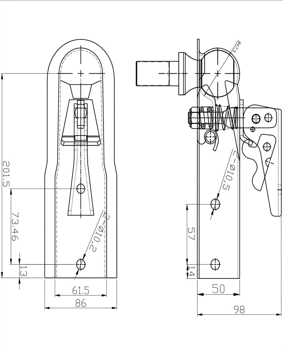 Stegewop beside bolts and wrench showing size scale for straightforward installation