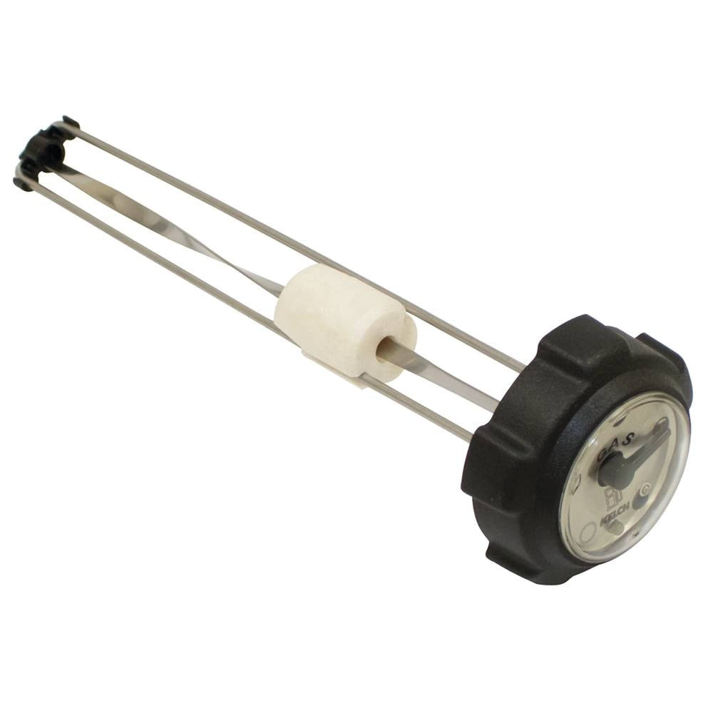 Stens fuel cap front view with gauge for quick fuel level checks