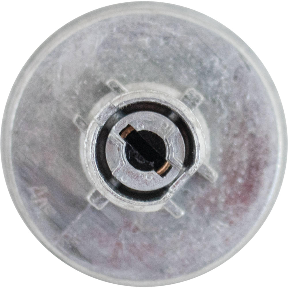 Stens ignition switch next to ruler showing 5/8-inch mounting stem for accurate fit