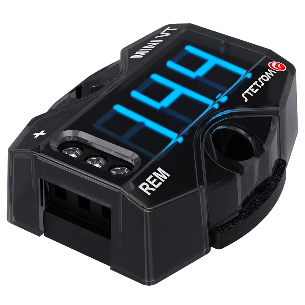 Stetsom MiniVT installed in dashboard offering discreet battery checks