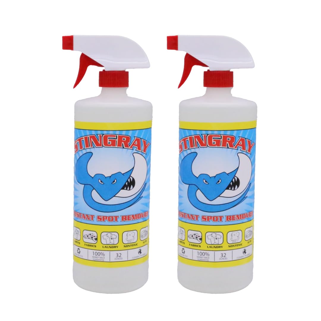 STINGRAY INSTANT SPOT REMOVER front label showing product and benefits