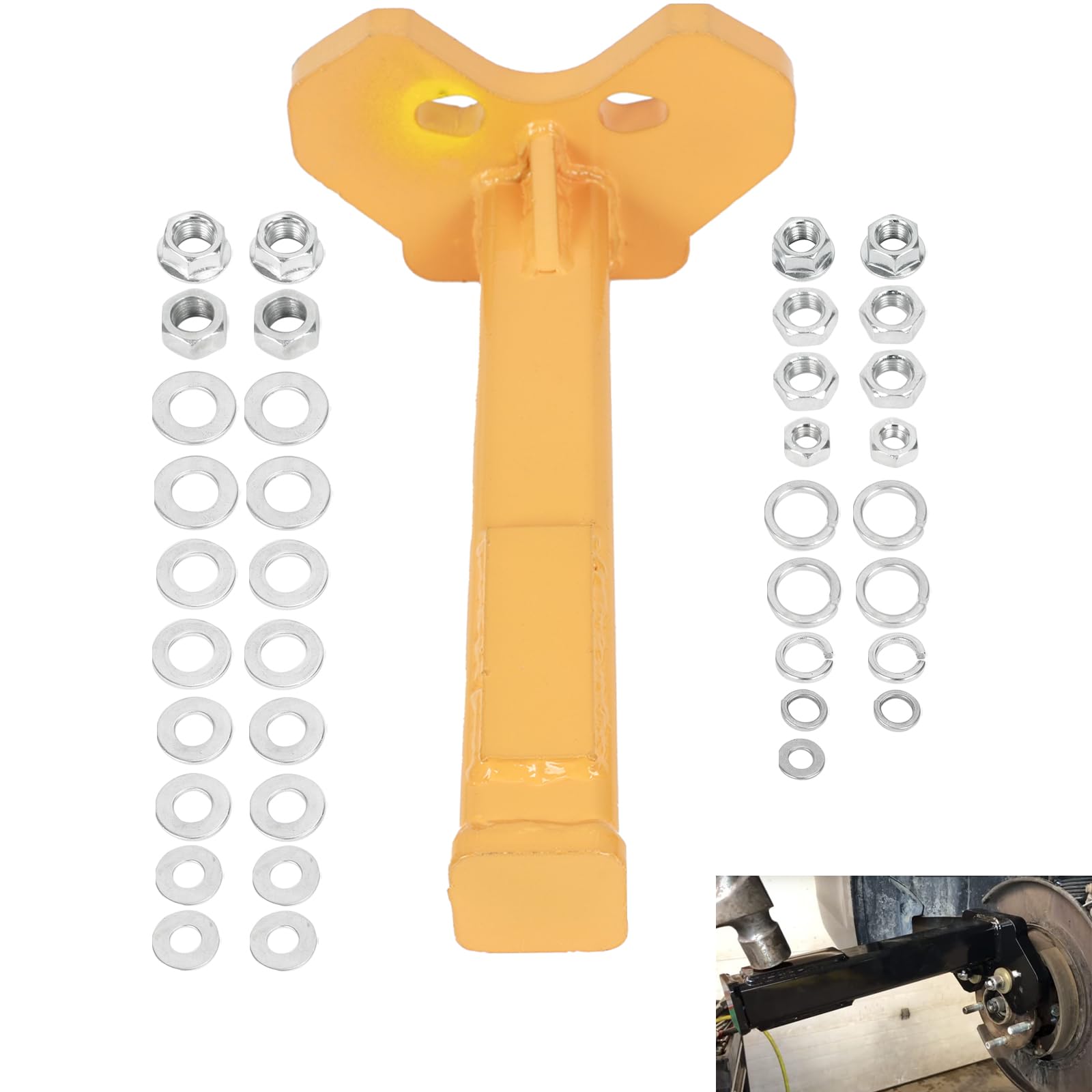 STMGW front view showing full yellow hub puller and mounting points for fast setup