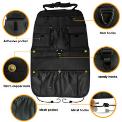 STOLCA mesh pocket detail displaying visibility and quick access benefit