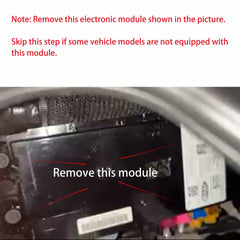 StopDefy installed under dashboard in Chrysler Pacifica demonstrating neat fit and reliability