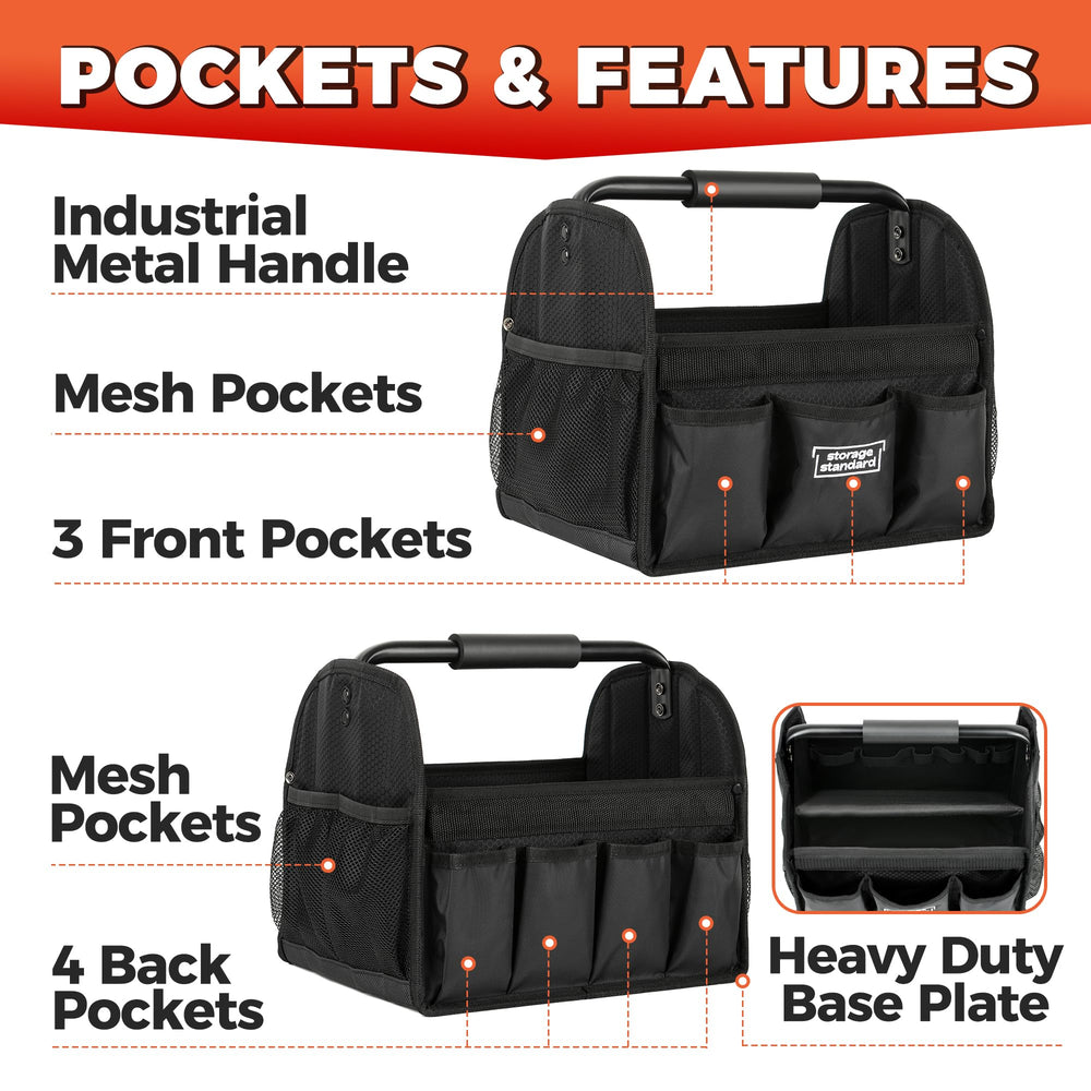 Storage Standard padded handle detail — comfortable carrying over distance